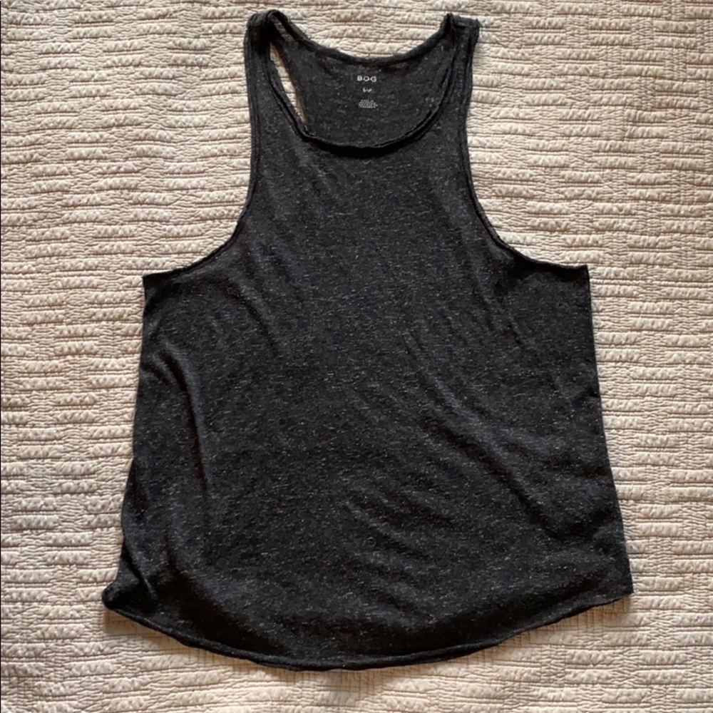 Grey Sheer Tank Top